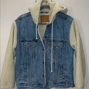 Levi’s Sherpa Lined Hooded Jacket